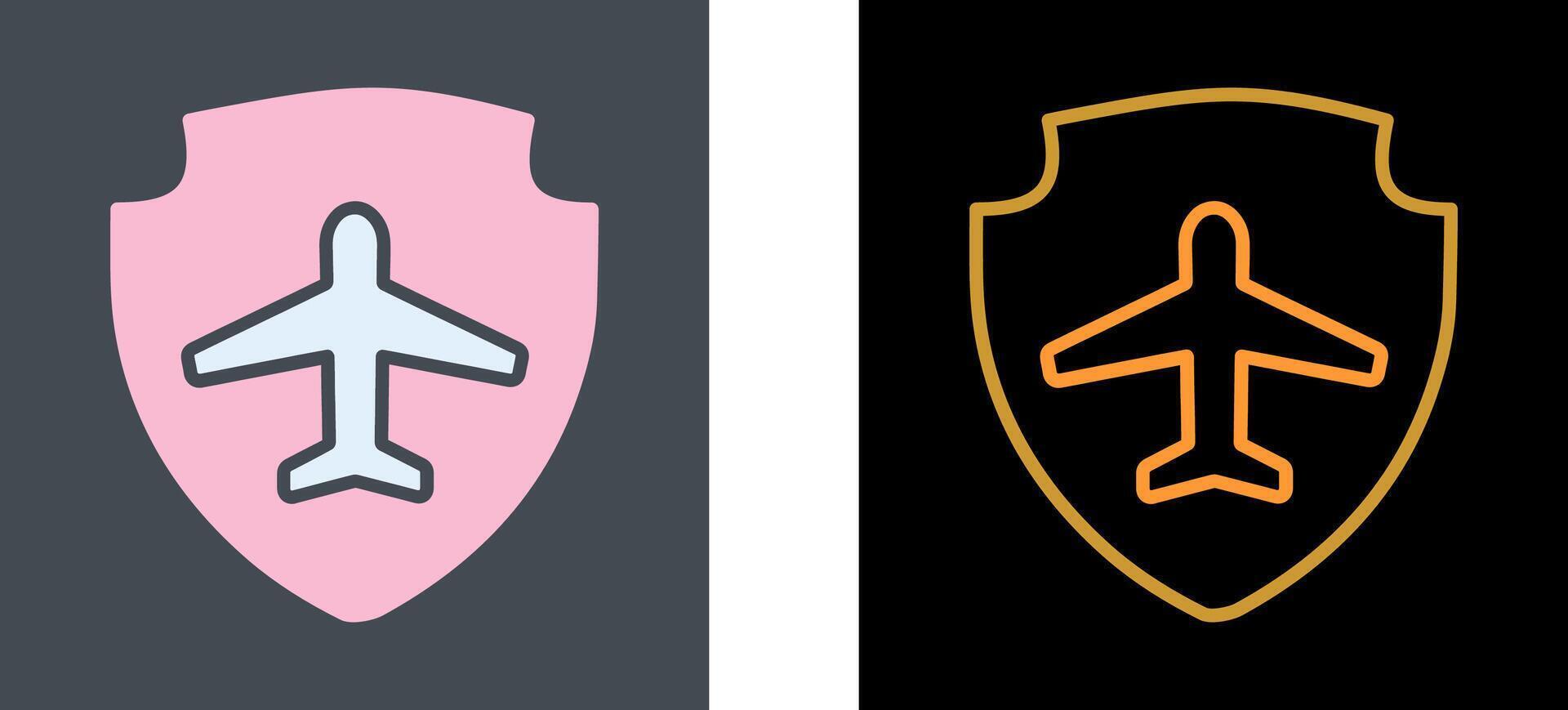 Travel Insurance Icon Design vector