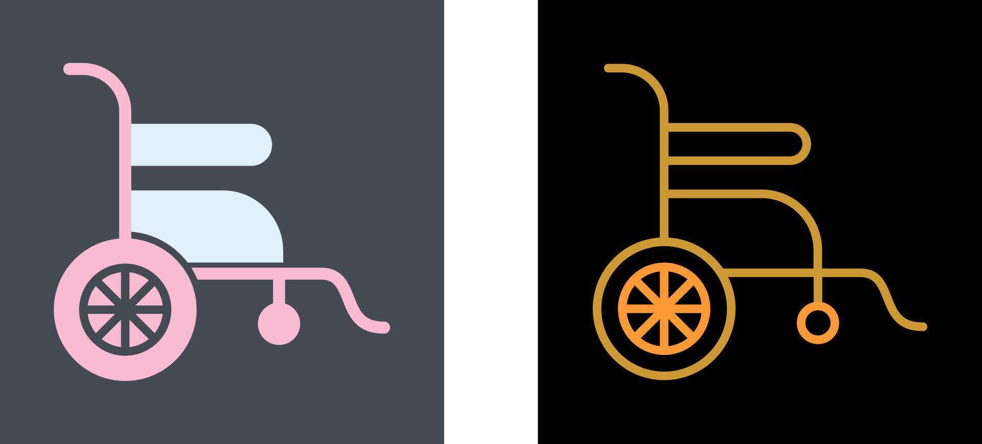 Wheelchair Icon Design vector