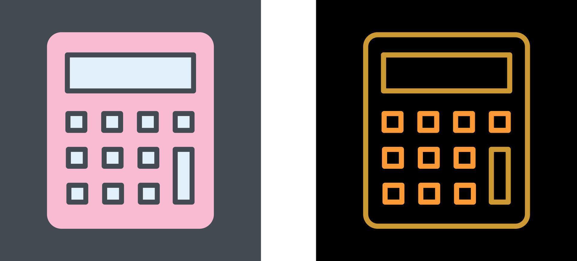 Calculator Icon Design vector