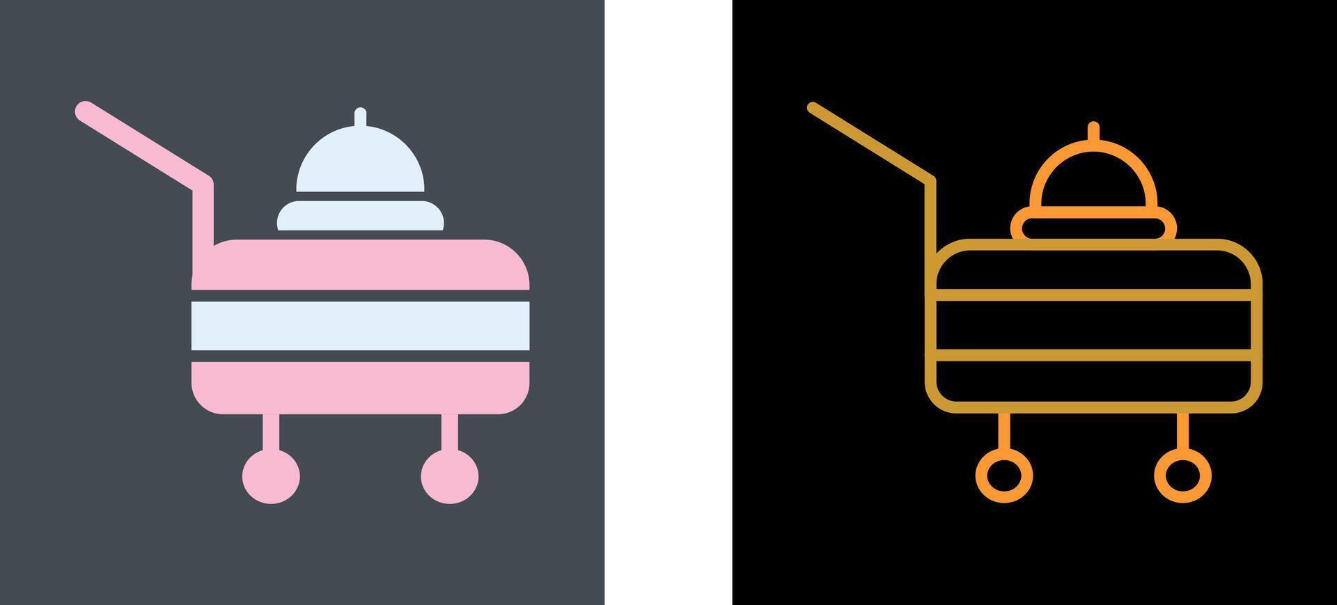 Room Service Icon Design vector