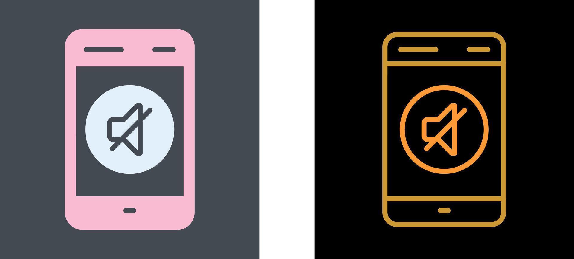 Mute Icon Design vector