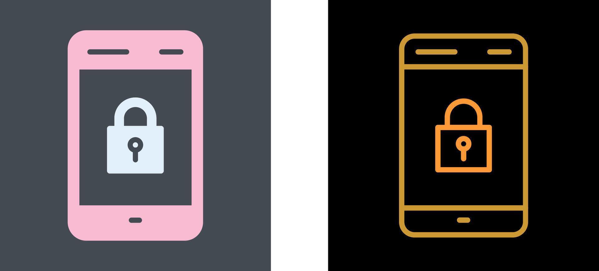 Padlock Icon Design vector