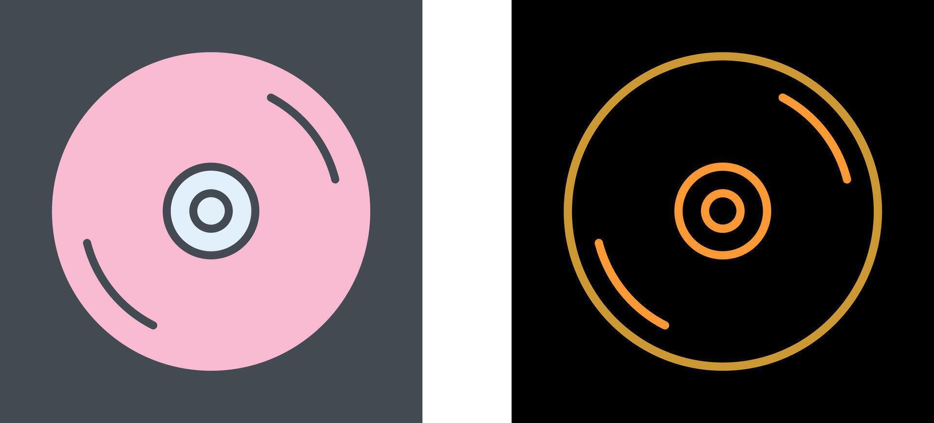 CD Icon Design vector