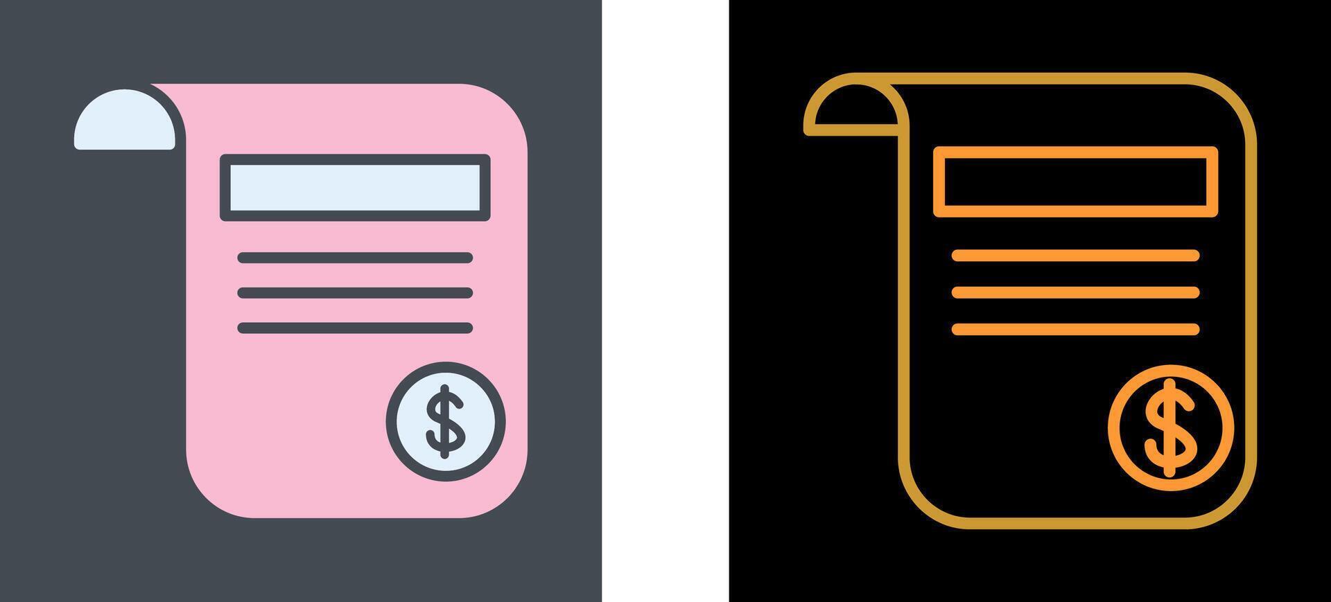 Business Document Icon Design vector