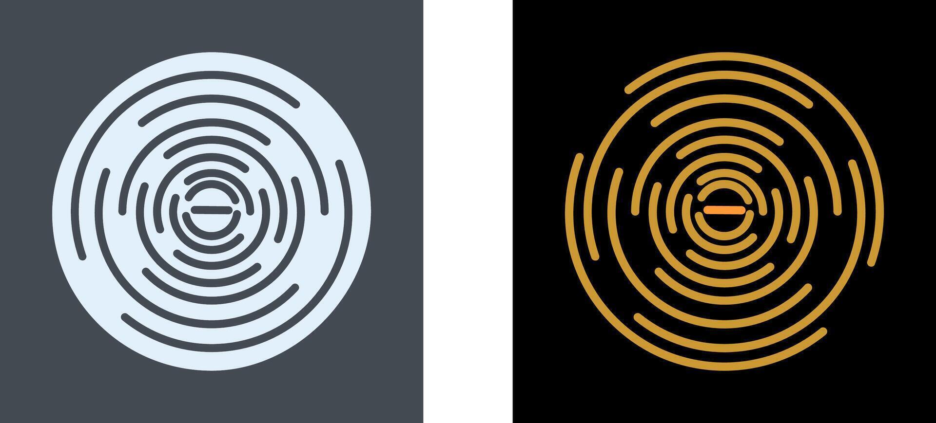Maze Icon Design vector
