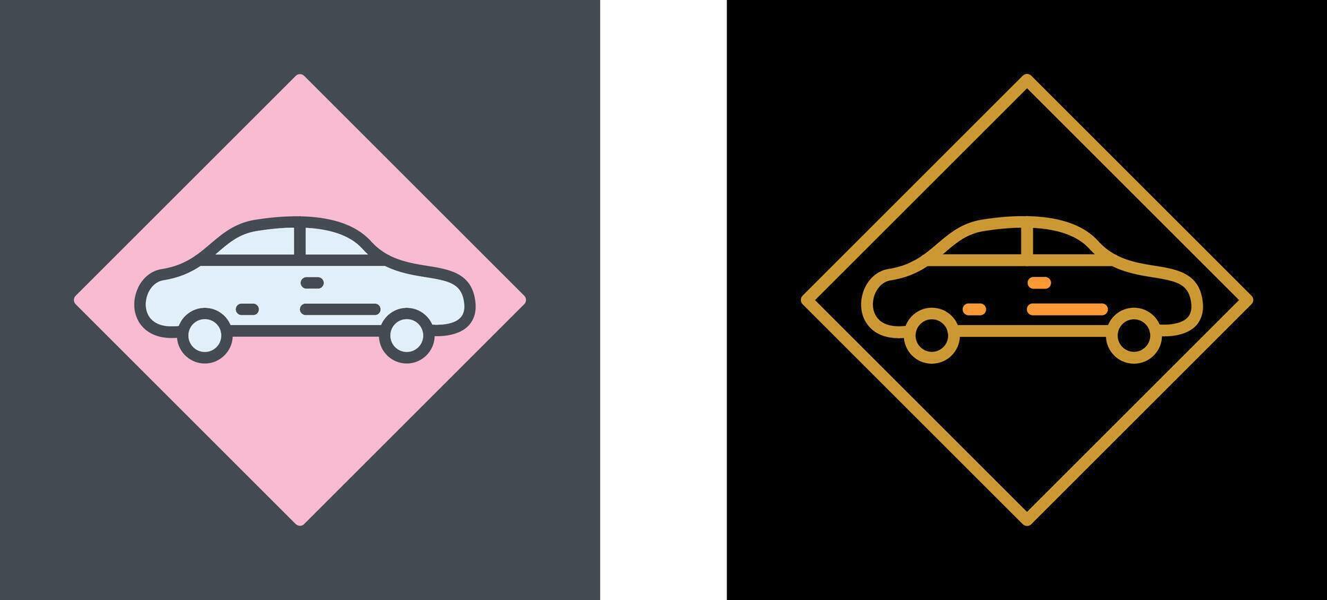 Dangerous Vehicle Icon Design vector