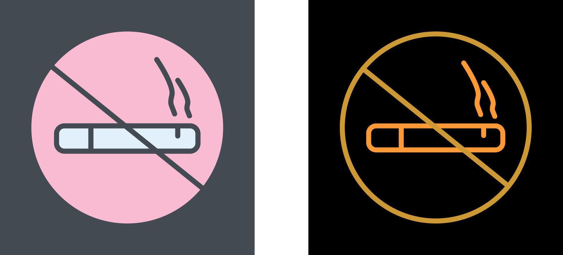 No Smoking Icon Design vector