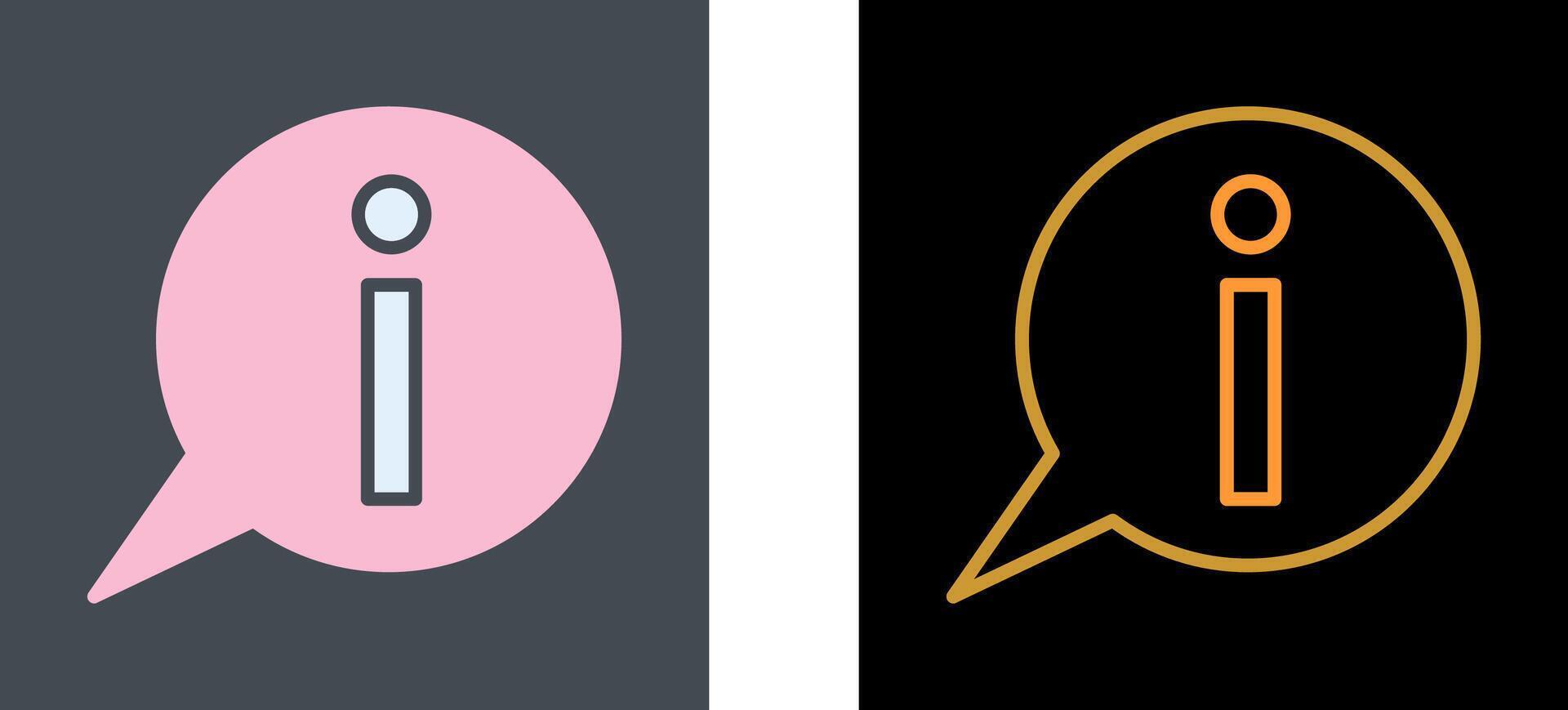 Information Icon Design vector