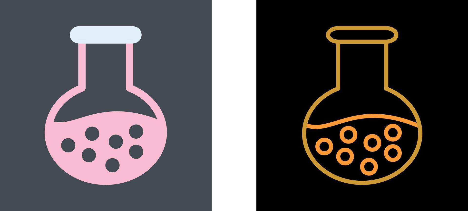 Acidic Liquid Icon Design vector