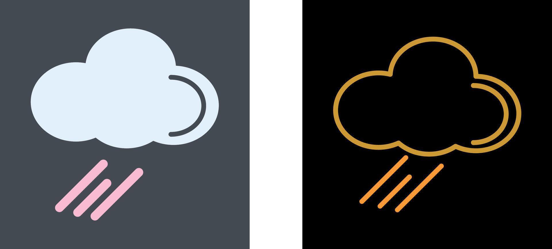 Rain Icon Design vector