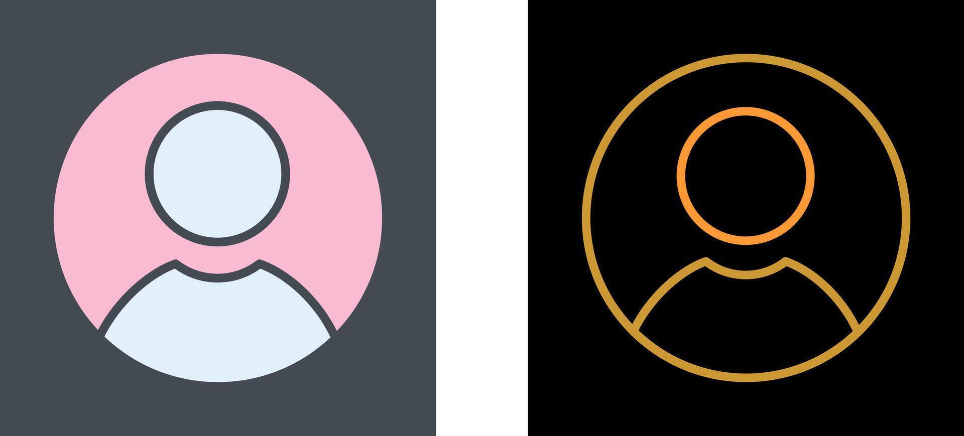 Male Profile Icon Design vector