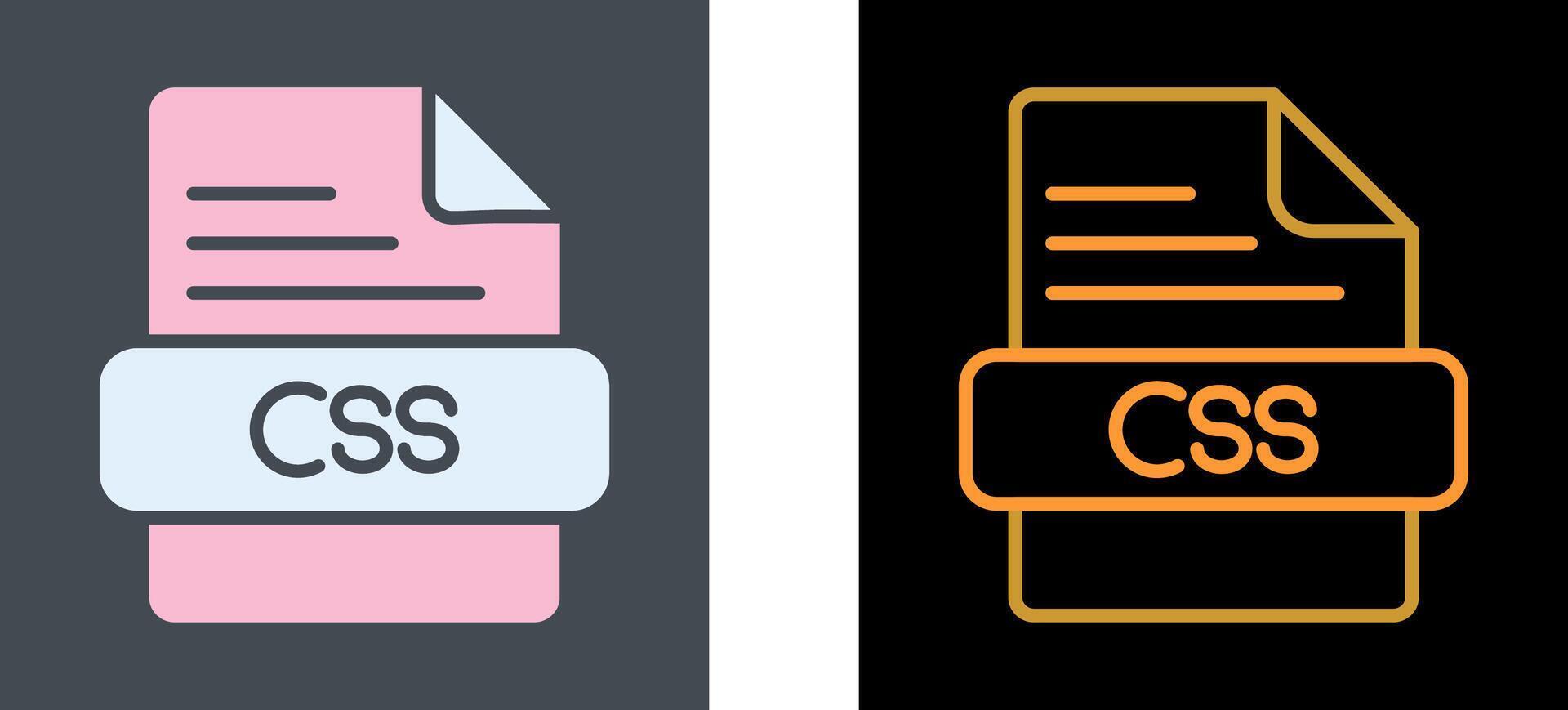 CSS Icon Design vector