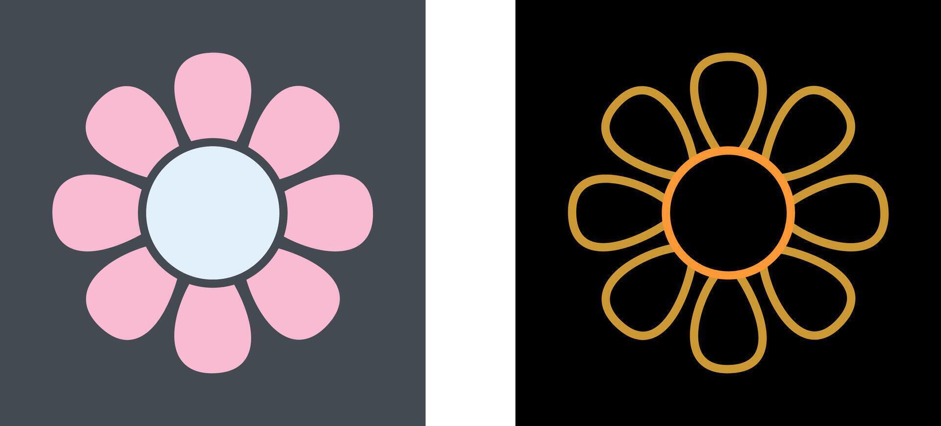 Flower Icon Design vector
