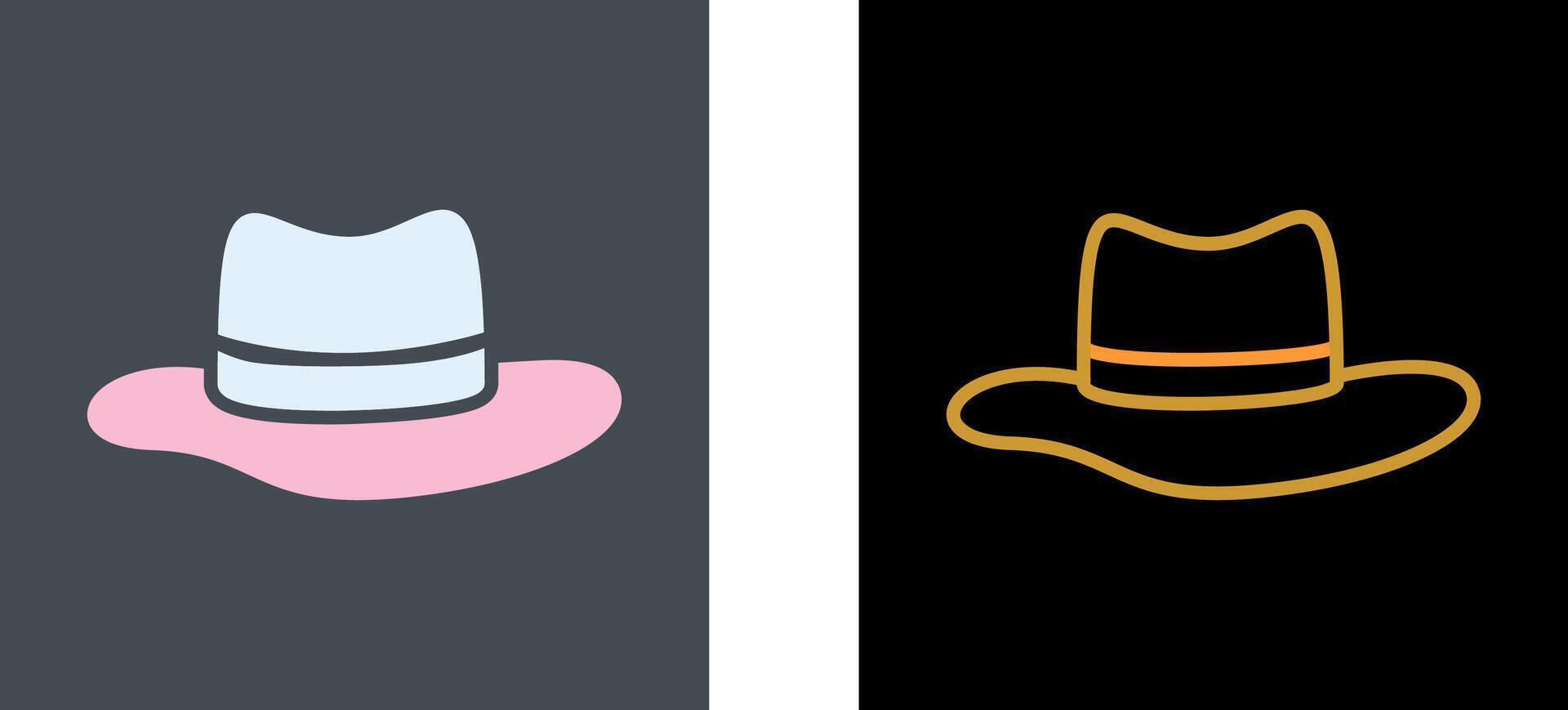 Hat V Icon Design vector