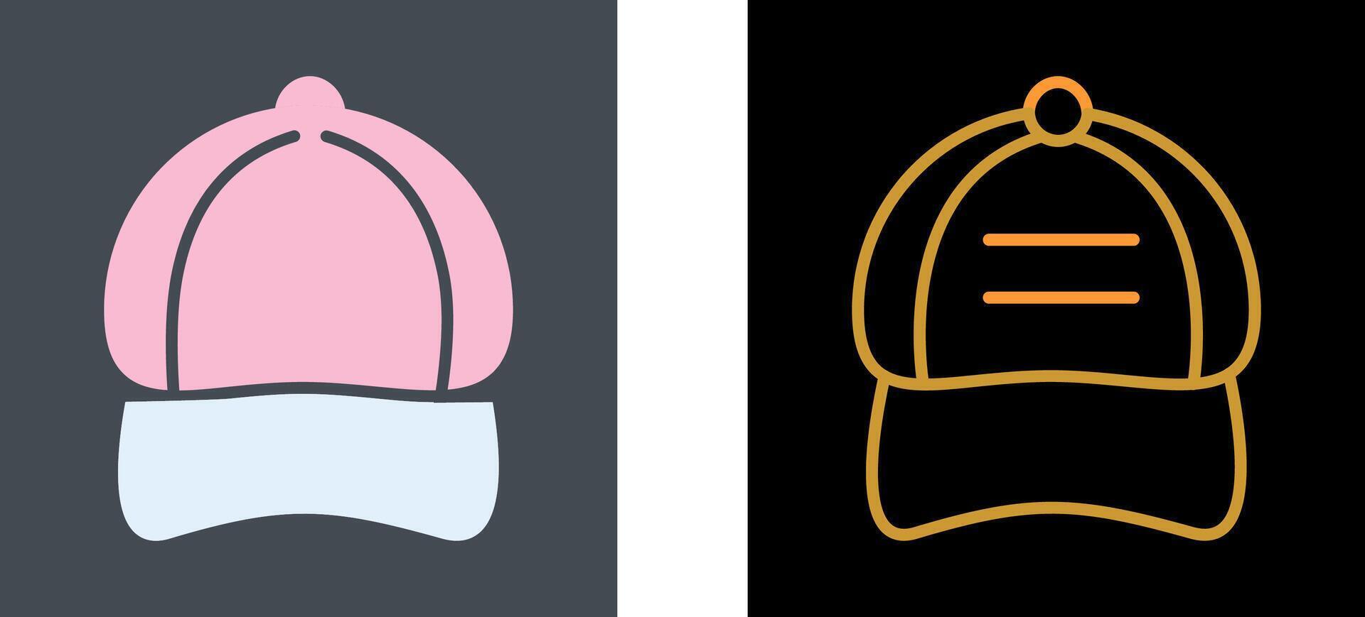 P Cap Icon Design vector