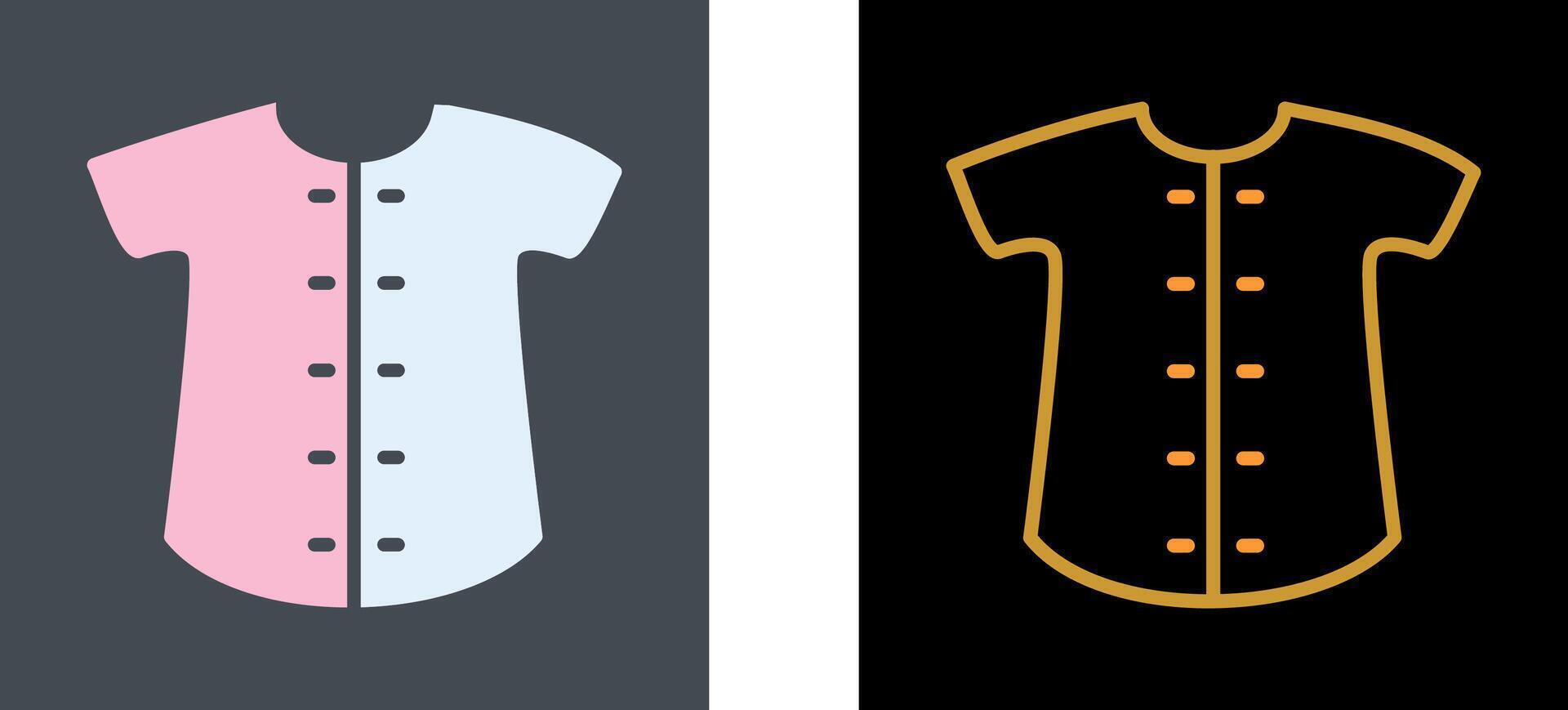 Check Shirt Icon Design vector