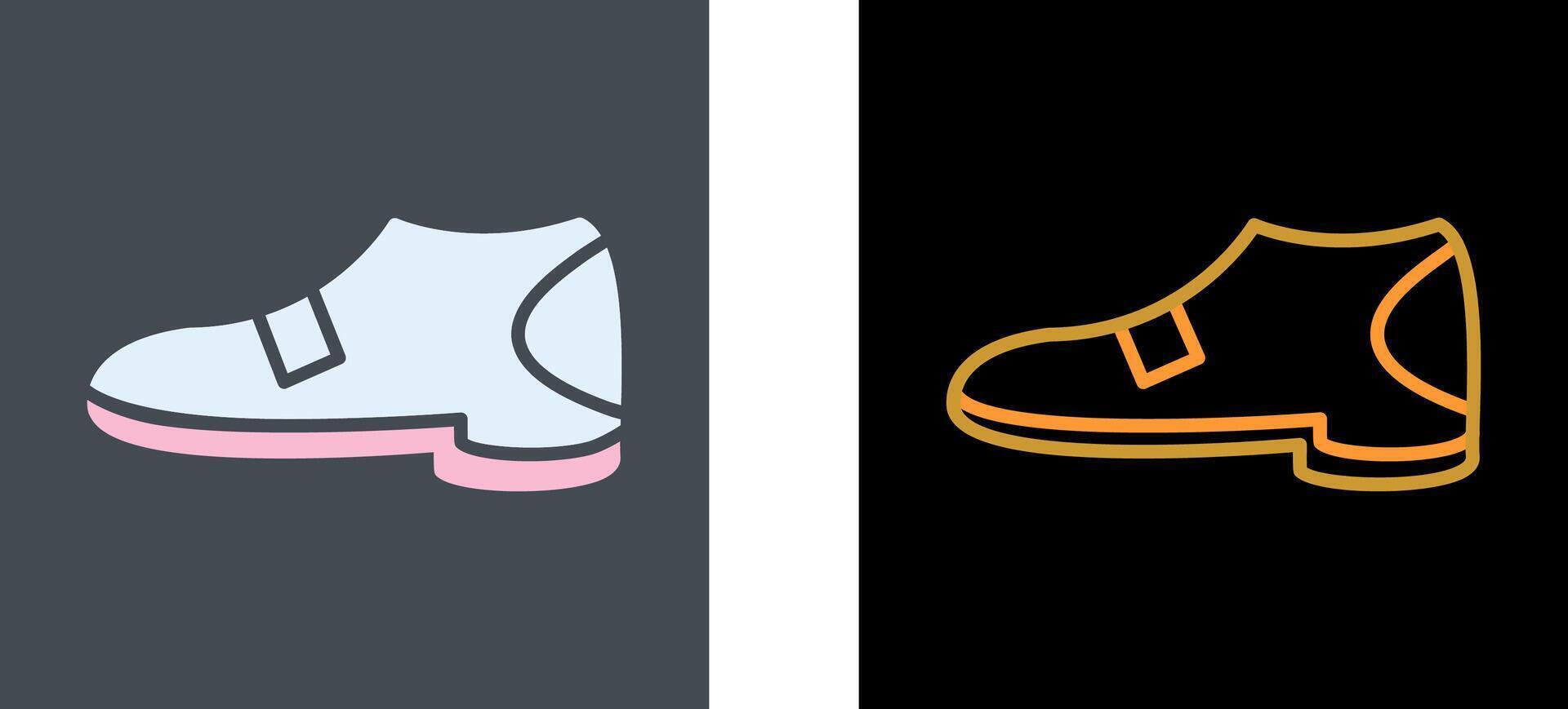 Mens Loafers Icon Design vector