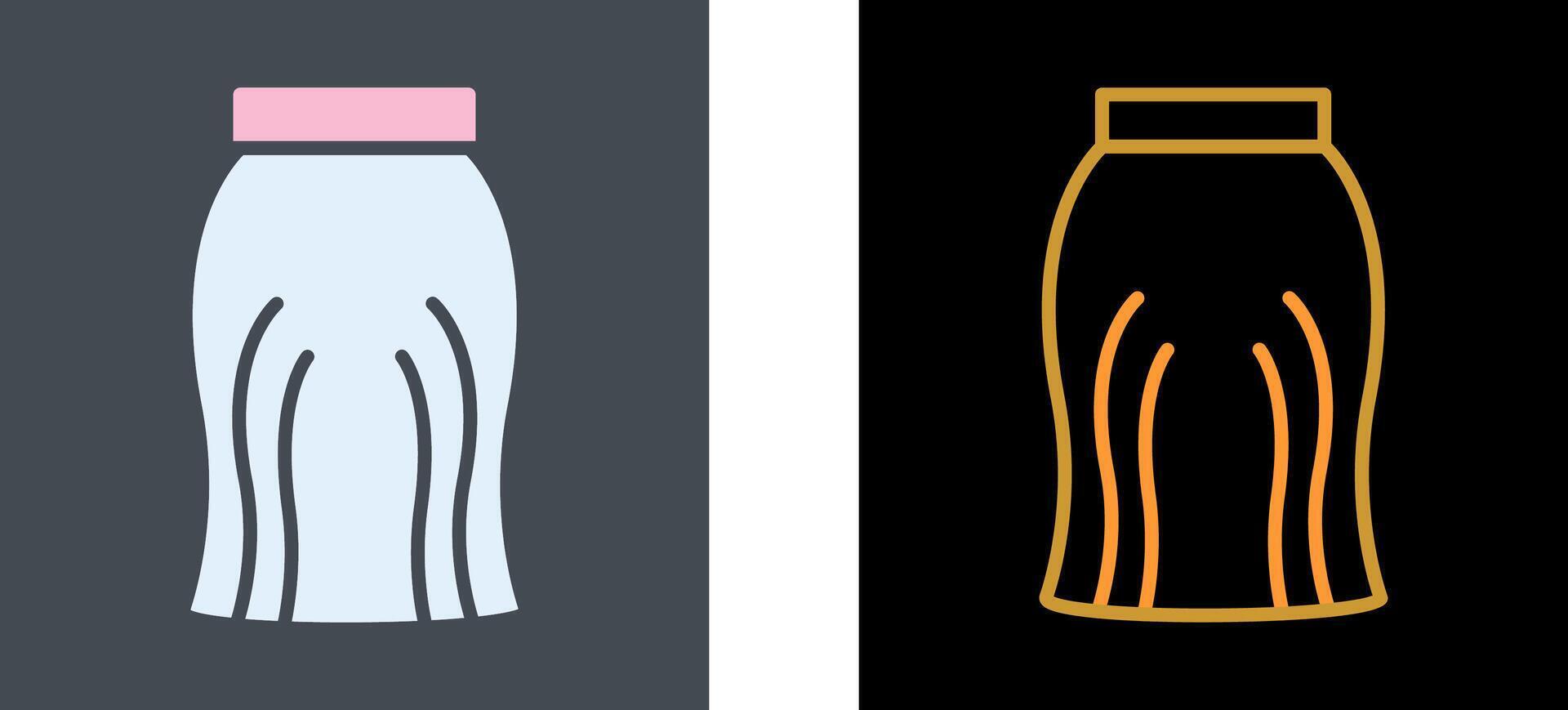 Skirt Icon Design vector