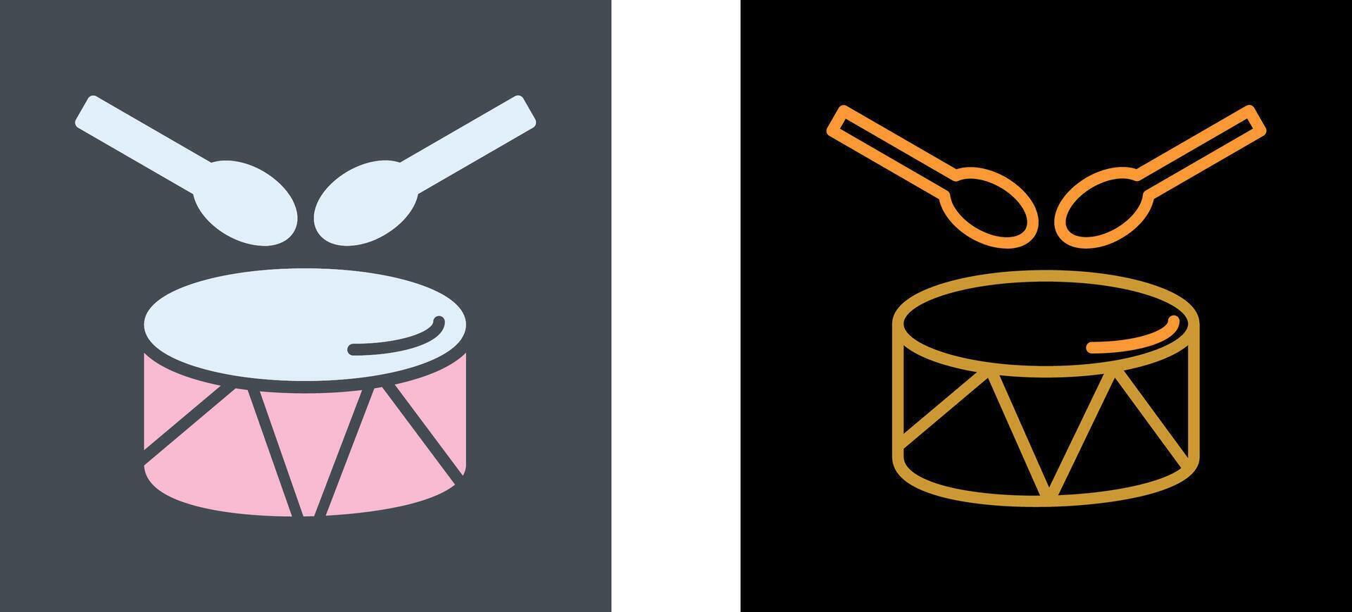 Drum Icon Design vector