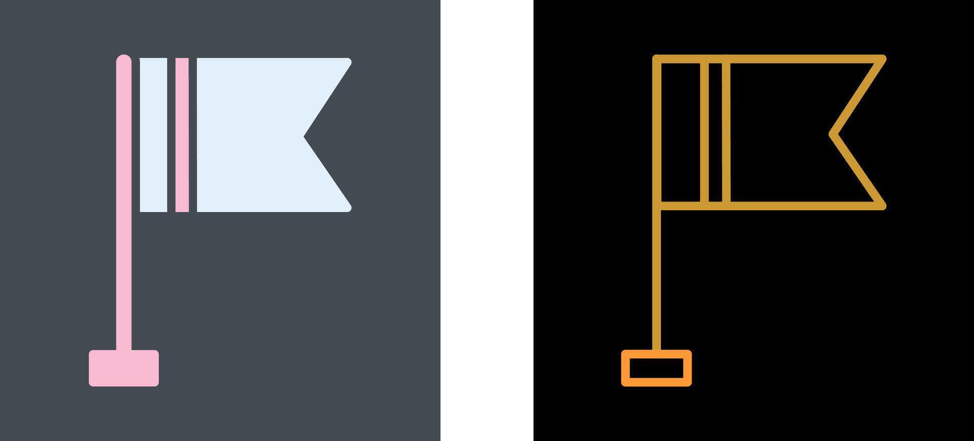 Flag II Icon Design vector