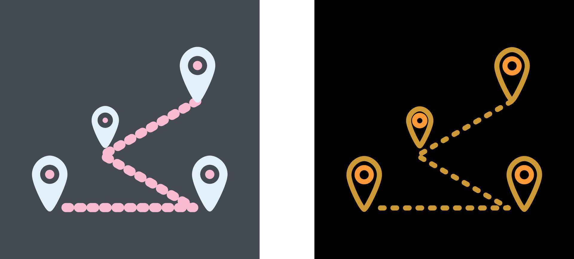 Route I Icon Design vector