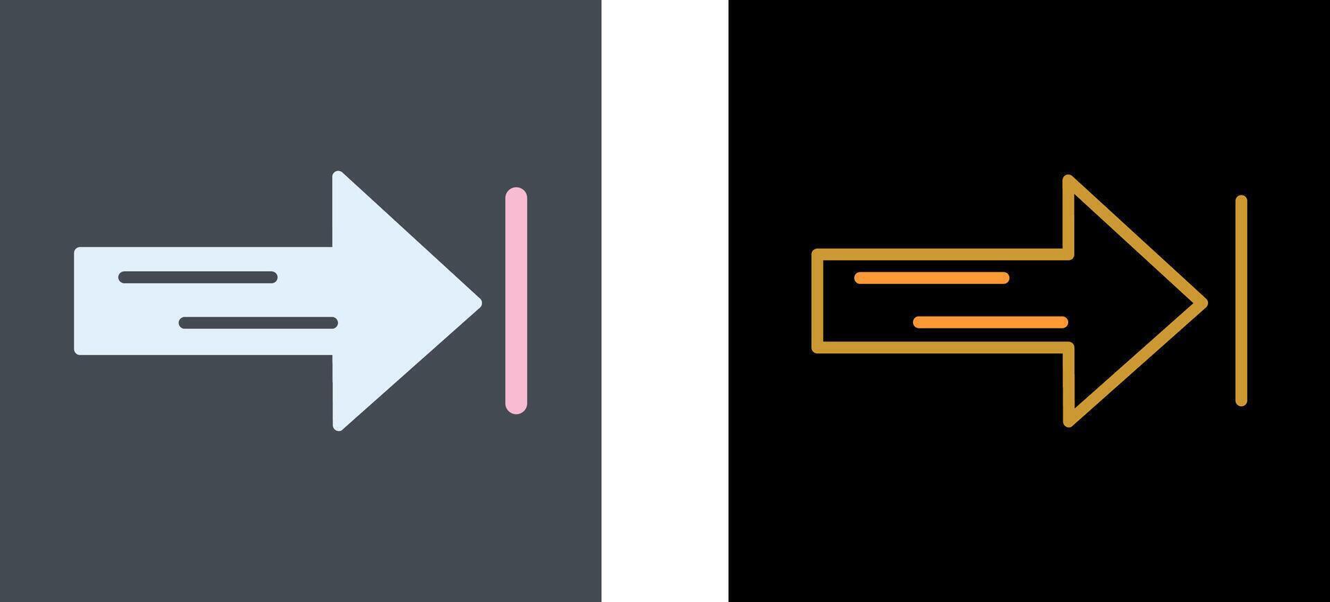Left Arrow Icon Design vector