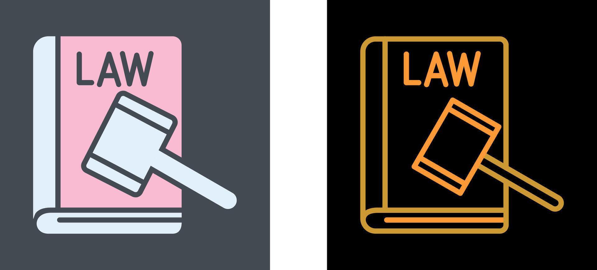 Law And Order Icon Design vector