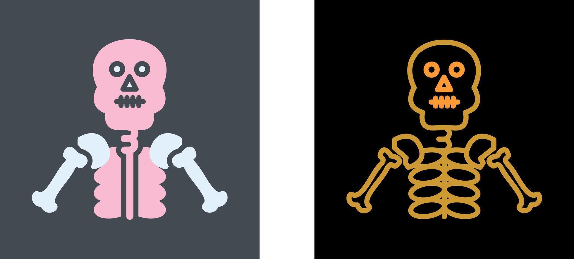 Skeleton Icon Design vector