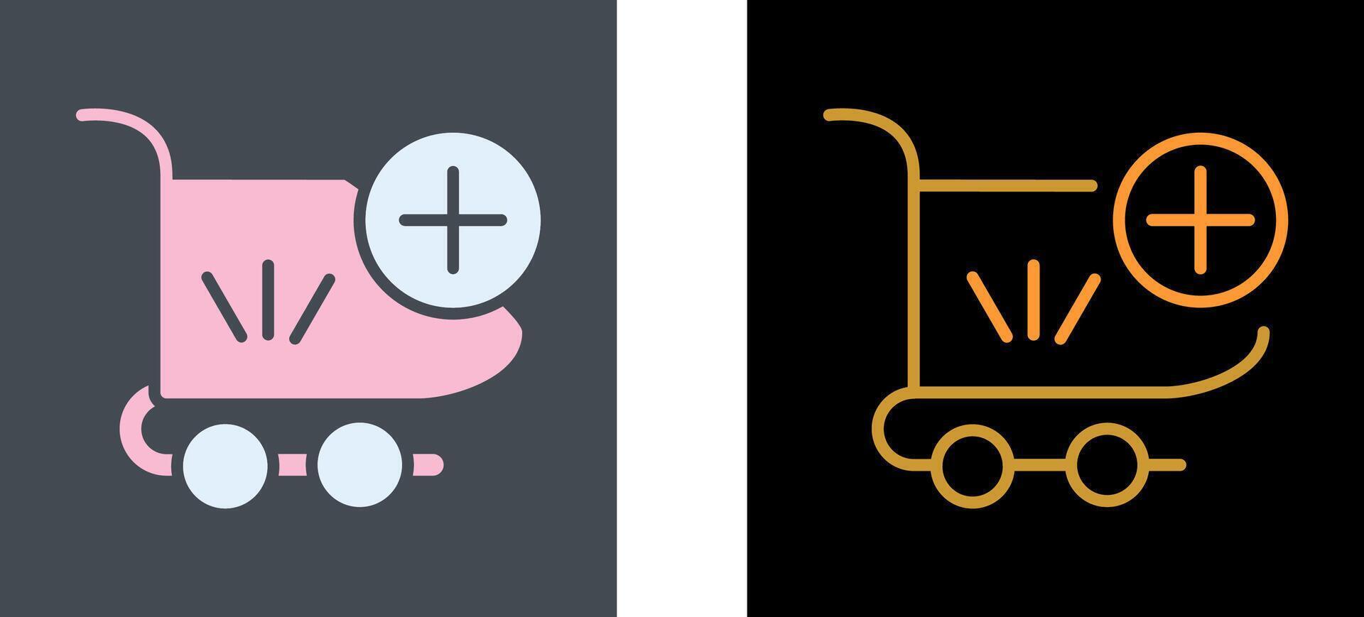 Add to Cart Icon Design vector
