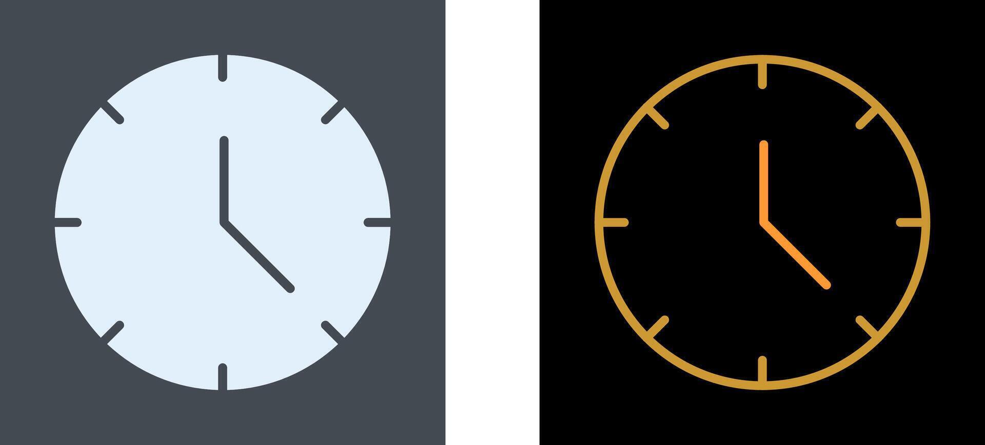 Clock Icon Design vector
