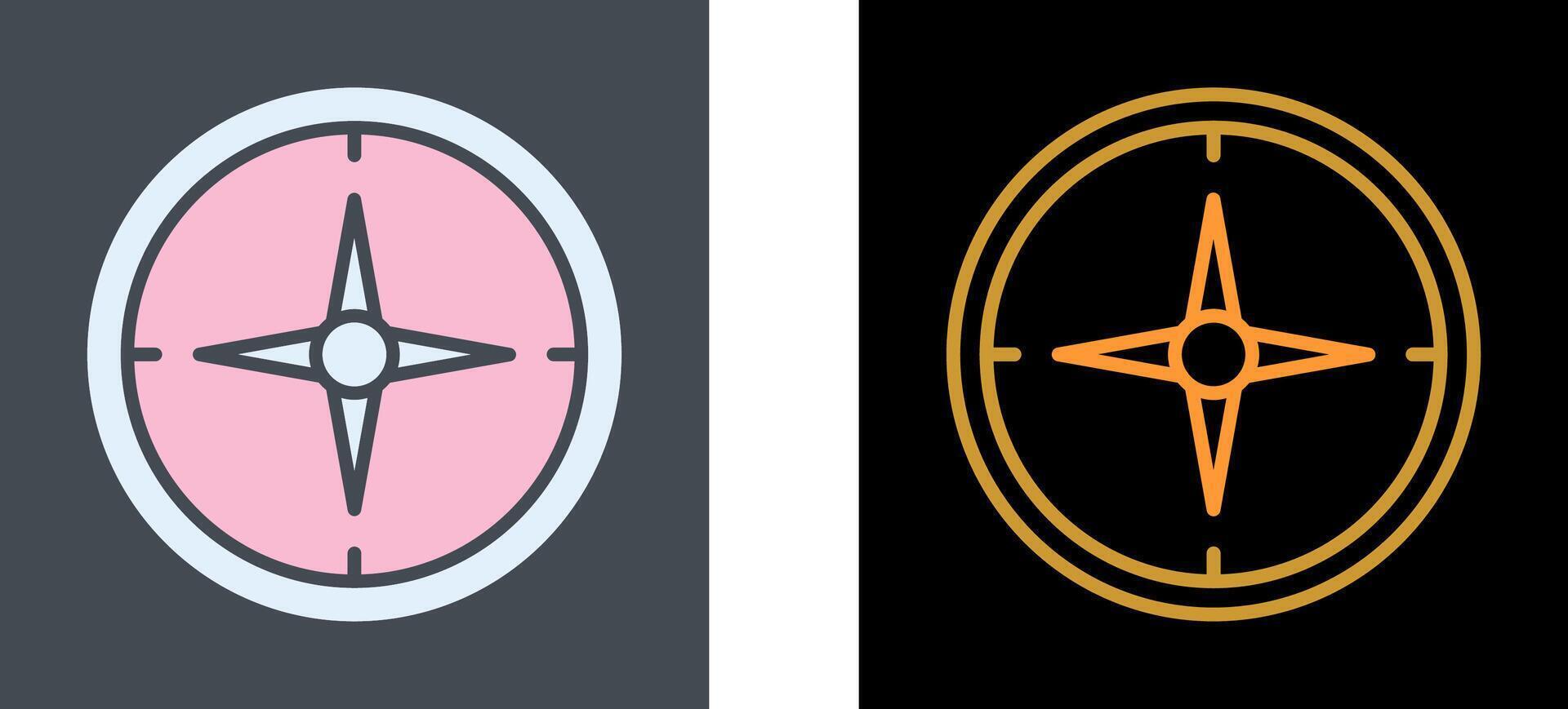 Compass Icon Design vector