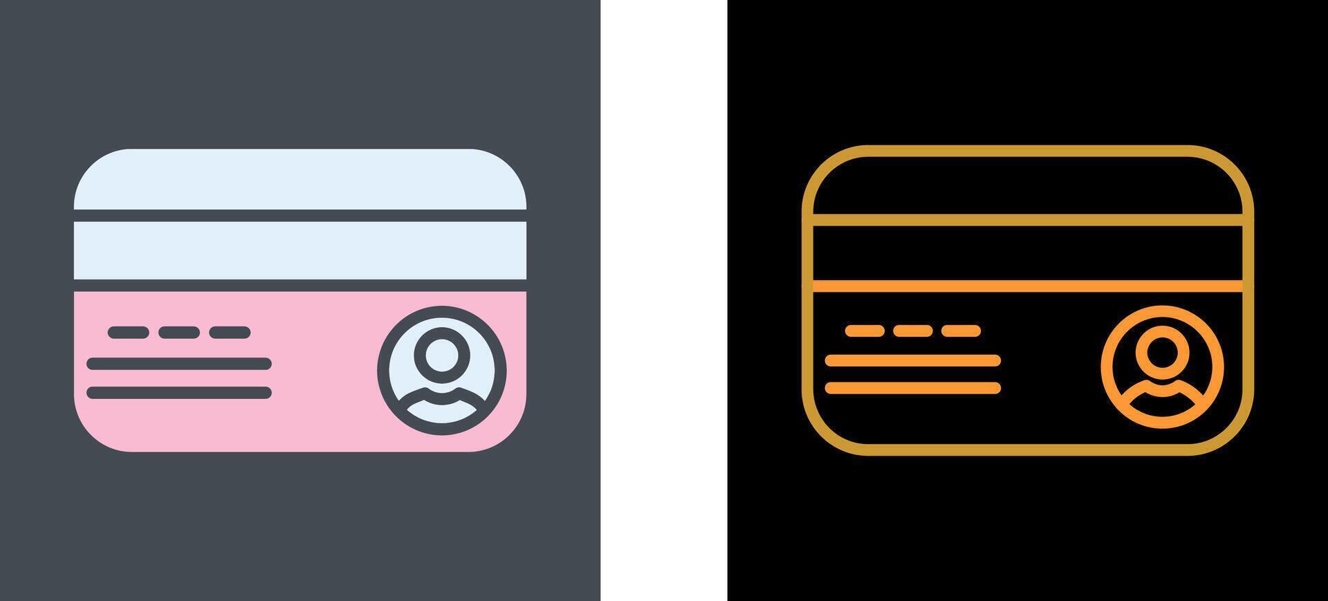 Card Icon Design vector
