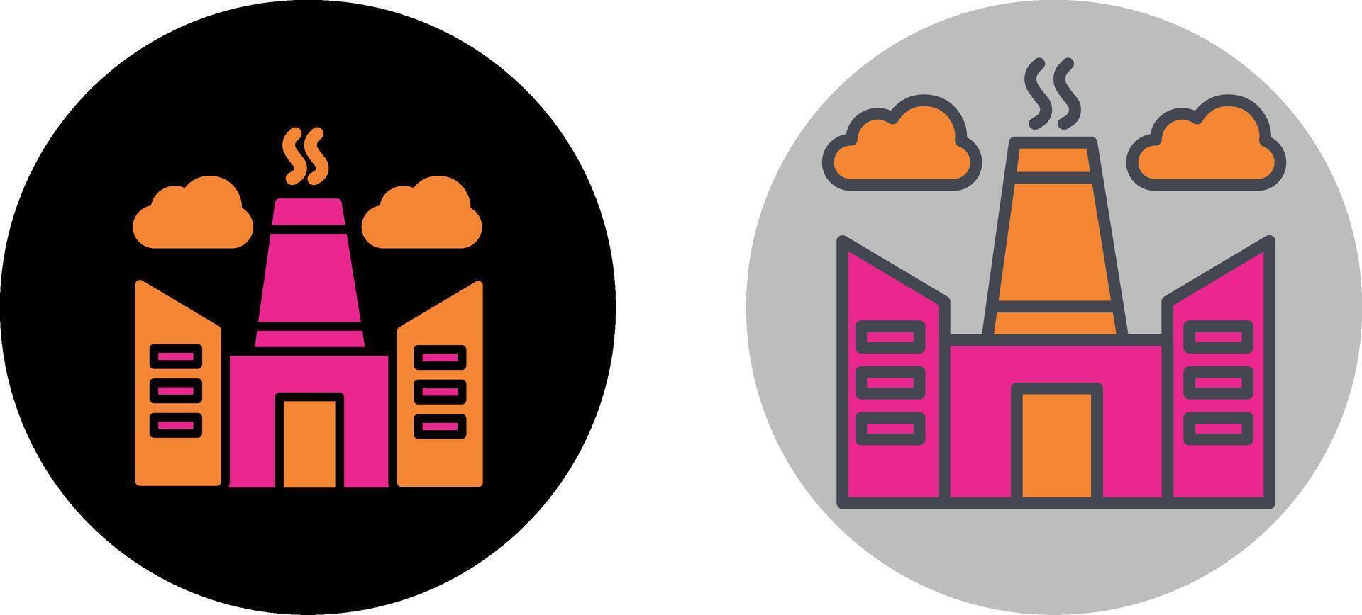 Factory Icon Design vector