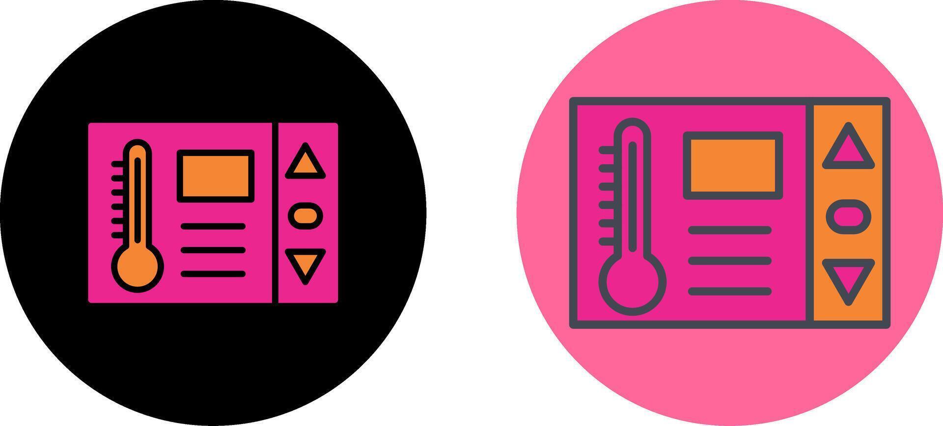 diseño de icono de termostato vector