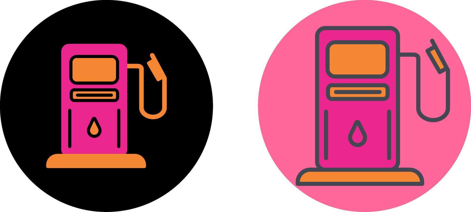 Petrol Pump Icon Design vector