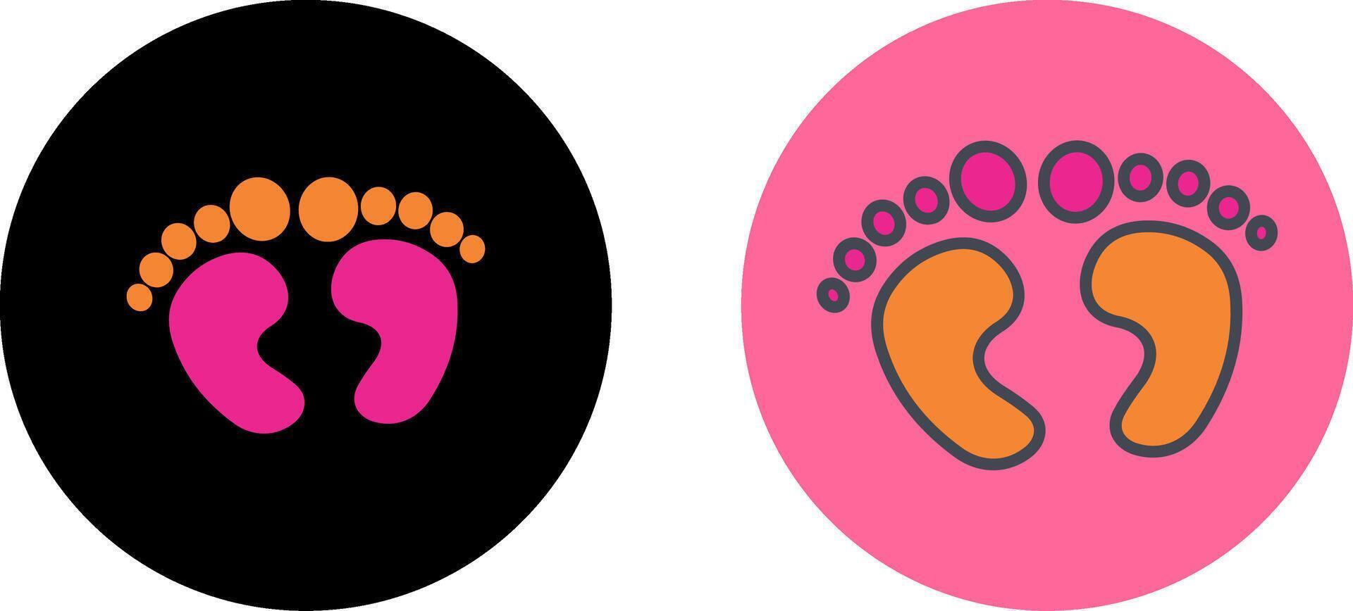 Feet Icon Design vector