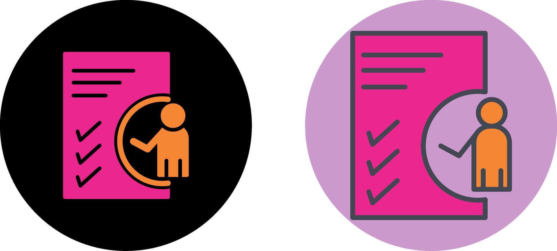 Checklist Icon Design vector