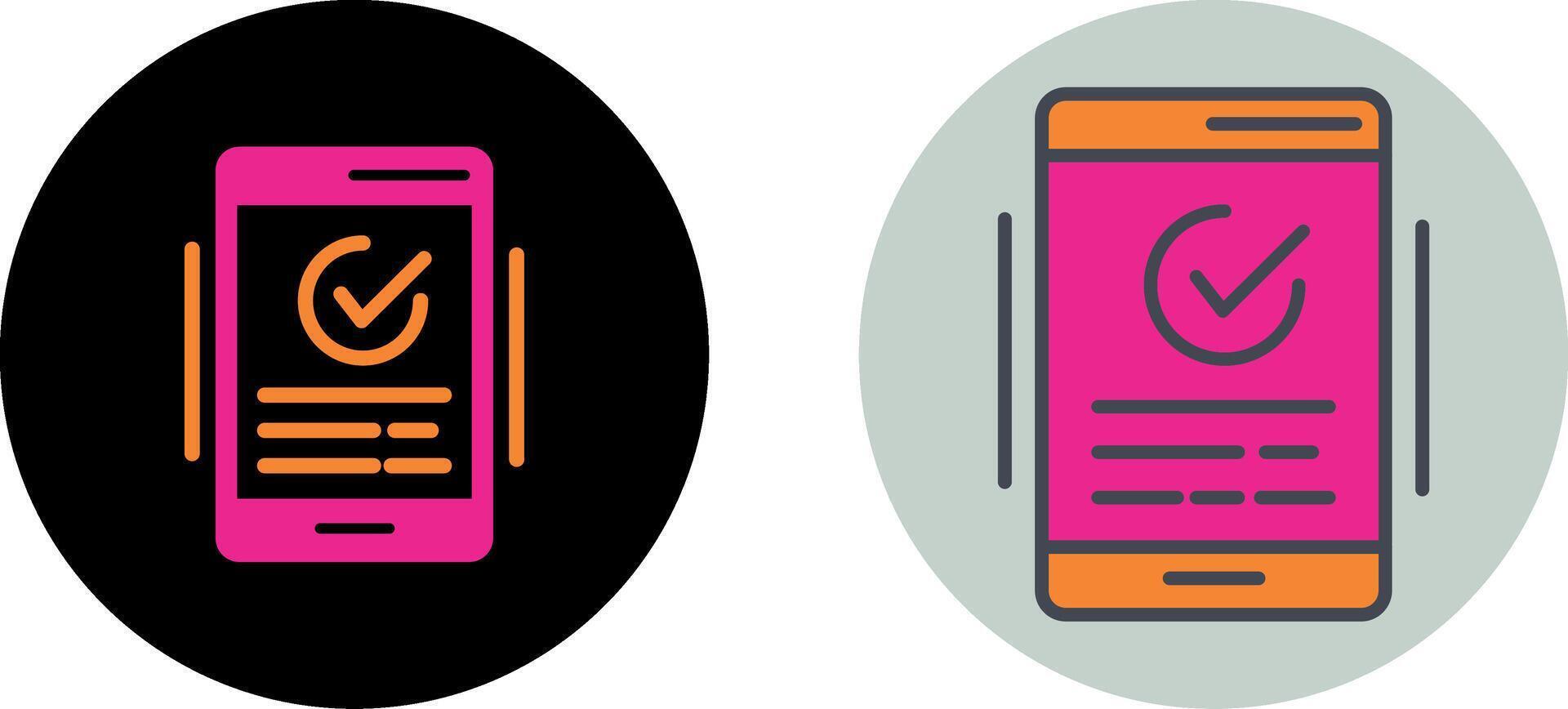 Order Confirmed Icon Design vector