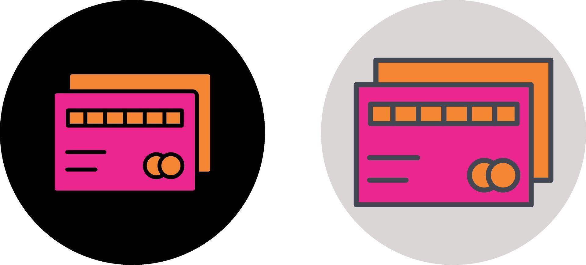 ATM Card Icon Design vector