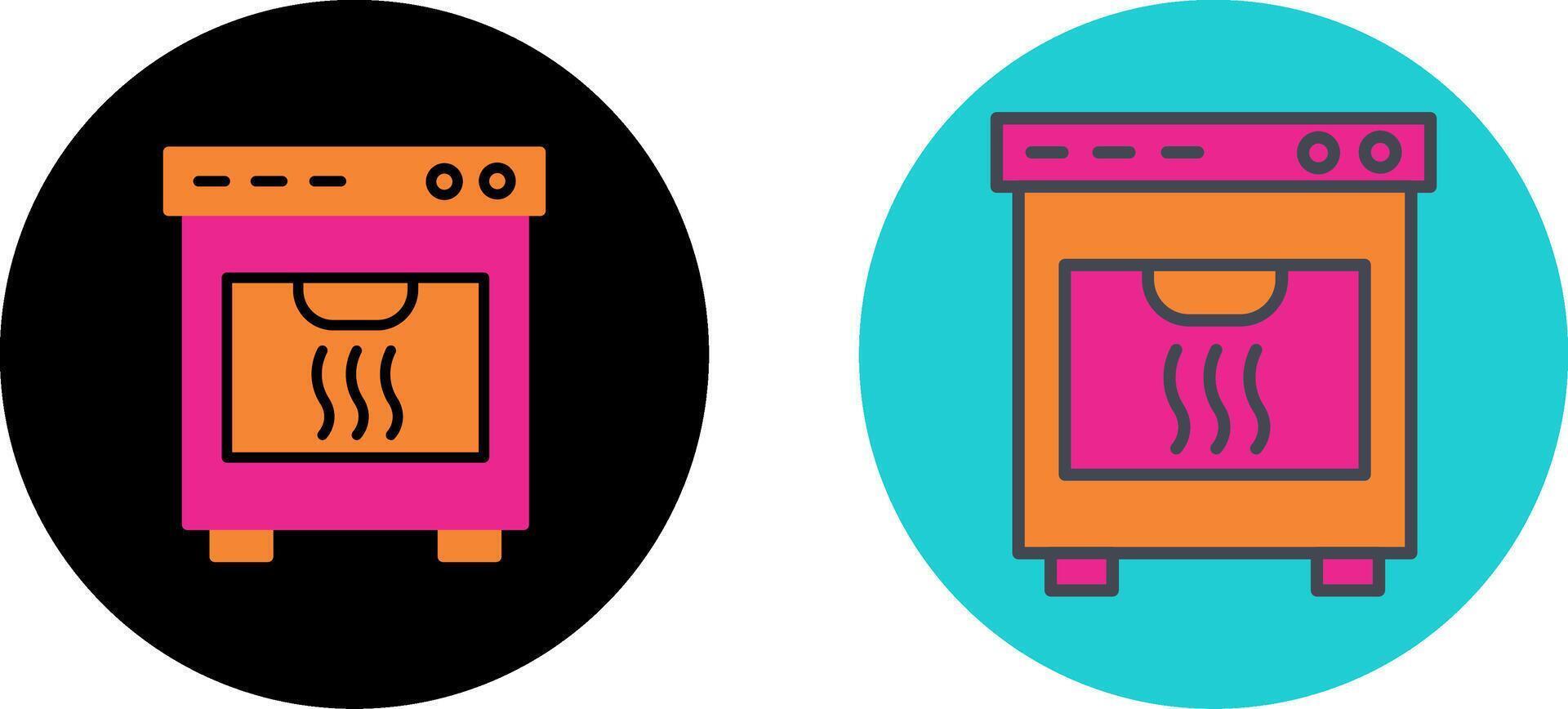 Oven Icon Design vector