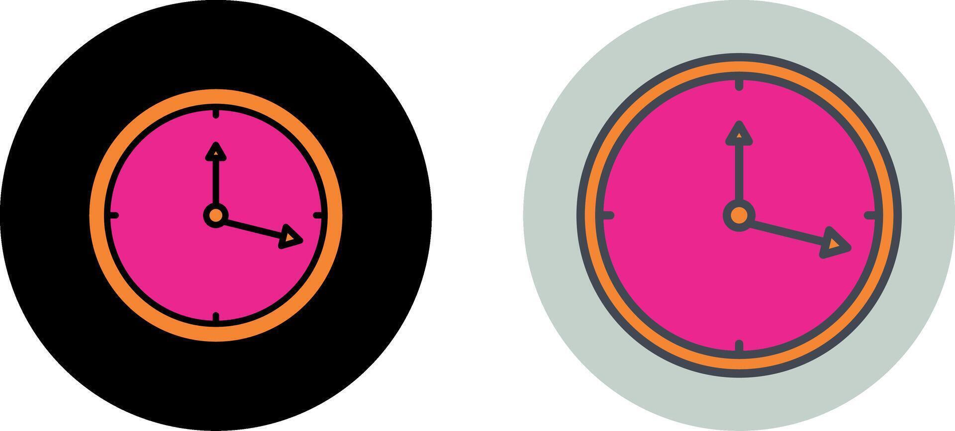 Clock Icon Design vector