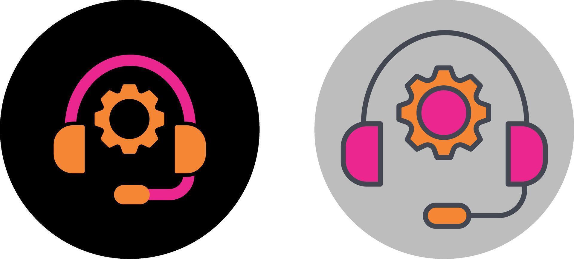 Technical Support Icon Design vector
