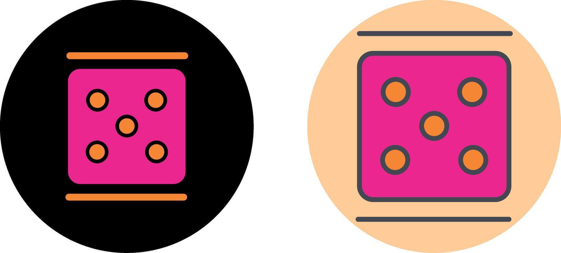 Dice Icon Design vector