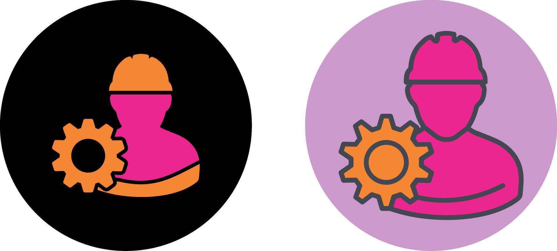 Engineer Icon Design vector