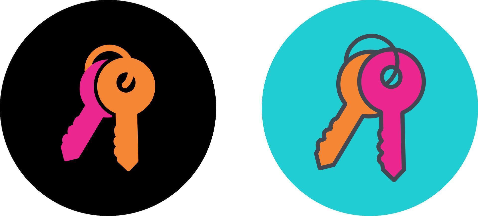 Keys Icon Design vector