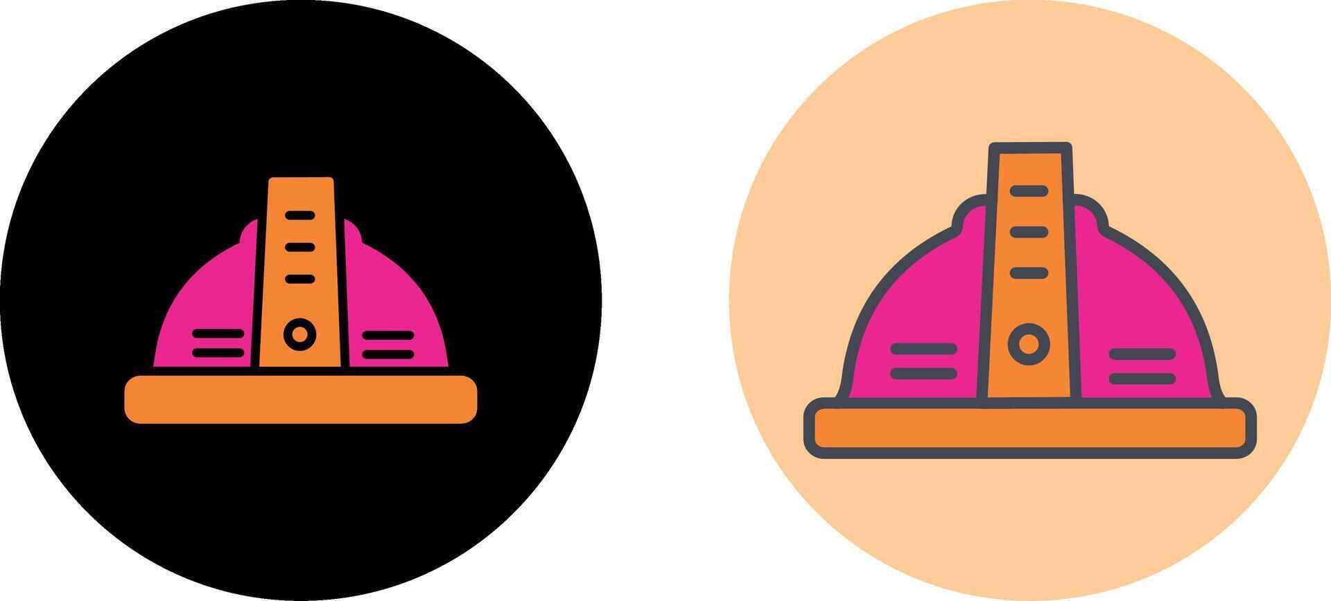 Helmet Icon Design vector