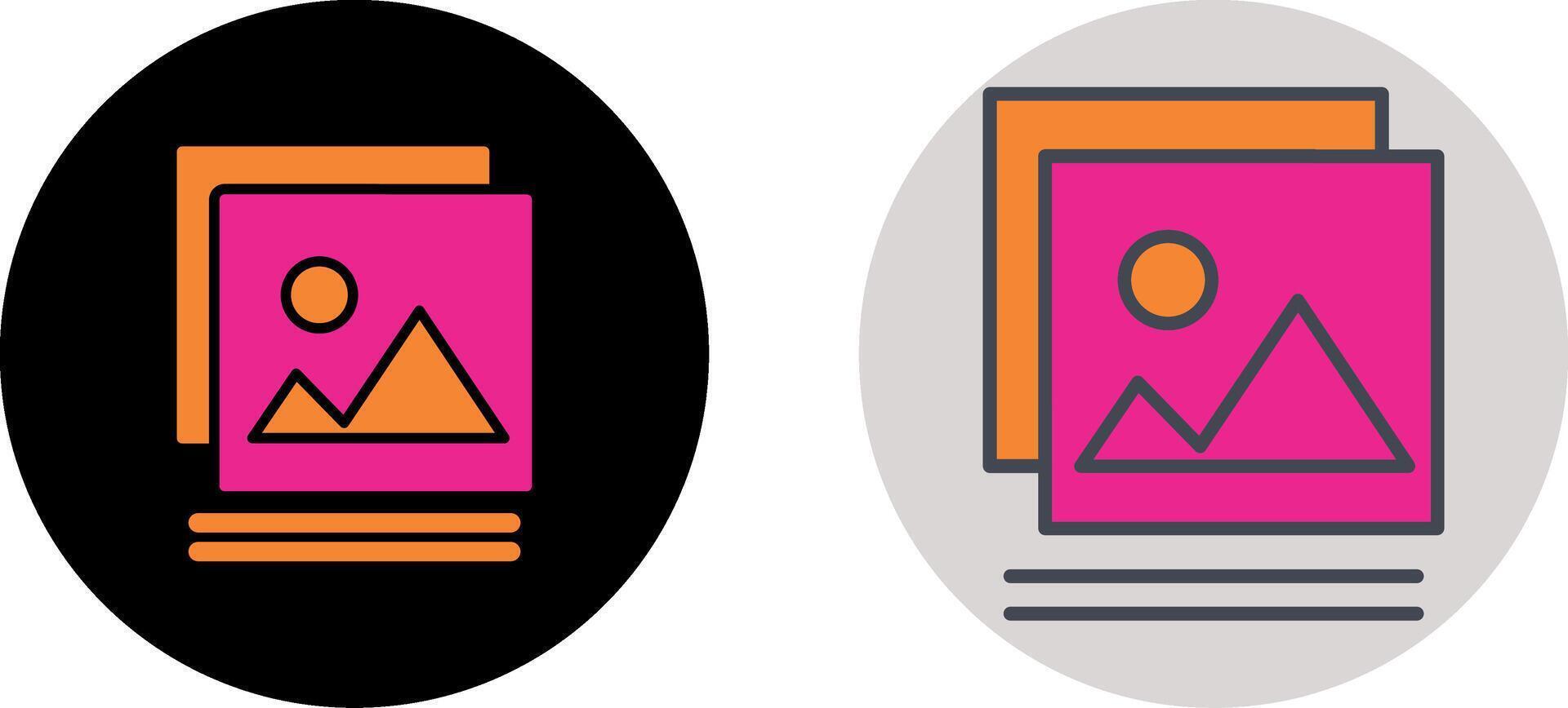 Gallery Icon Design vector
