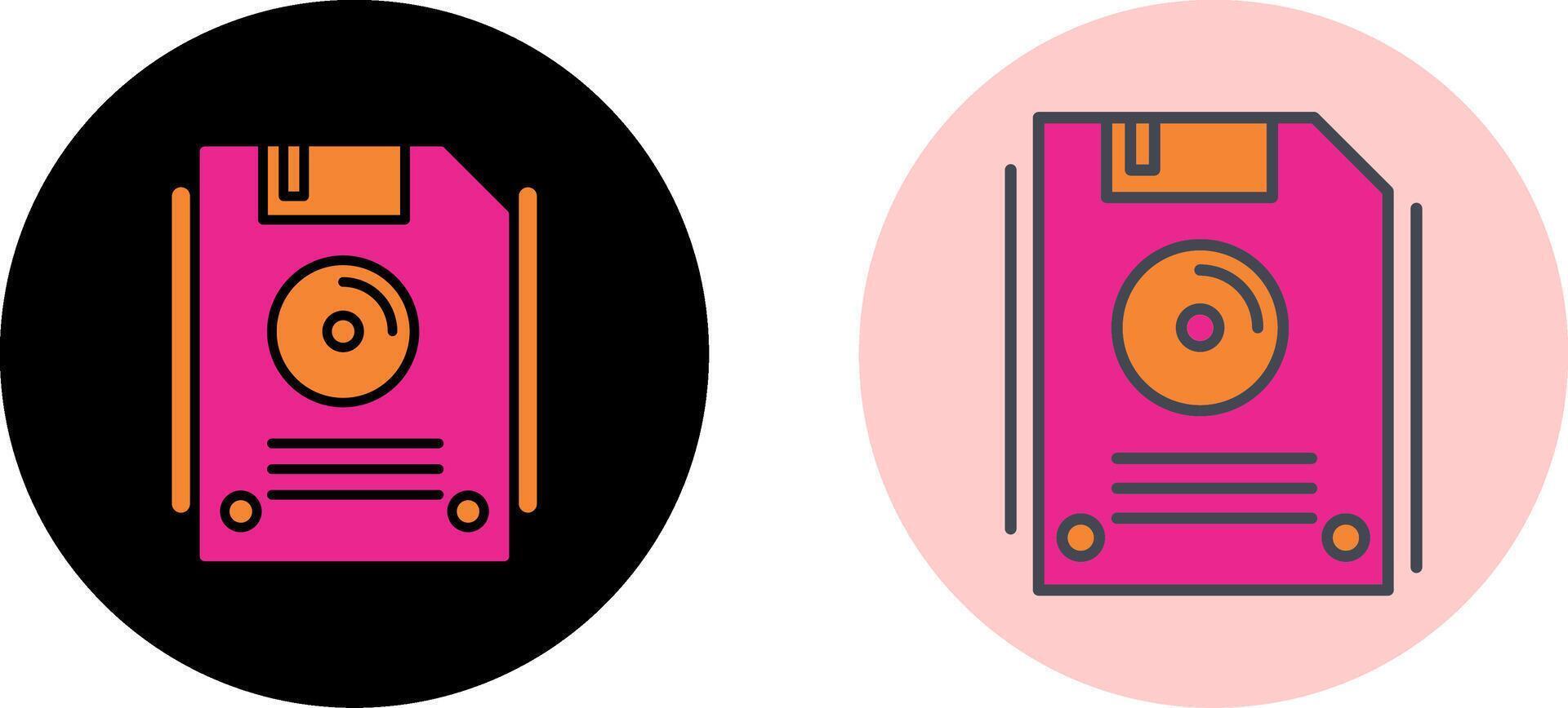 Floppy Disk Icon Design vector