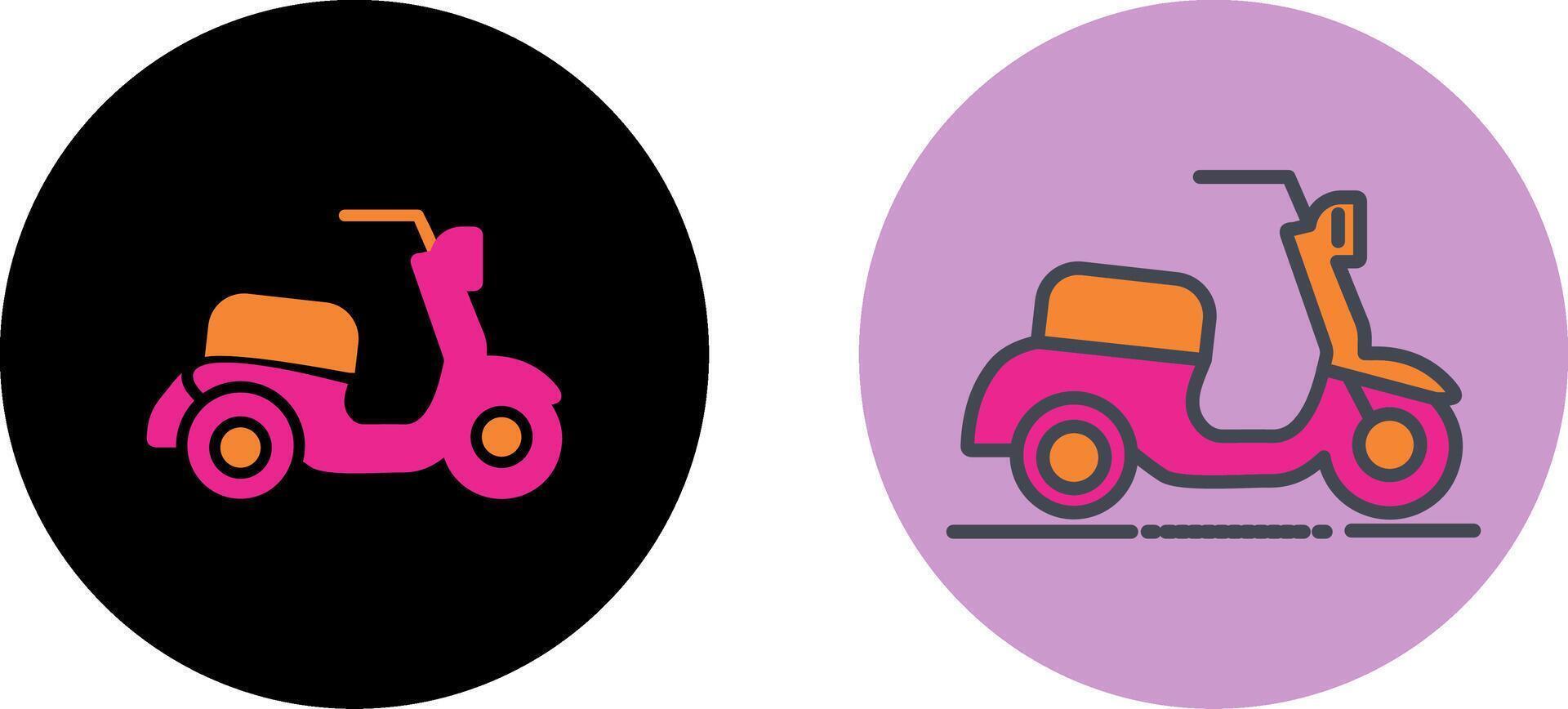 diseño de icono de scooter vector