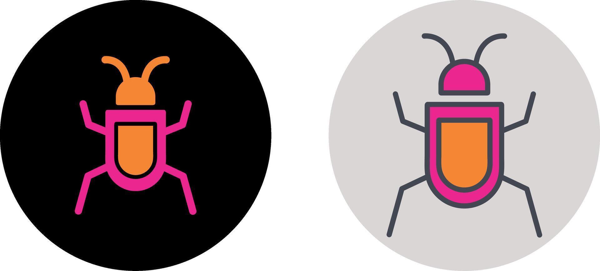 Bug Icon Design vector